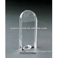 clear crystal glass awards with engraved for crystal trophy and award (R-0299)